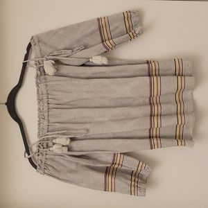 LOFT off the shoulder, XS, Multi colored